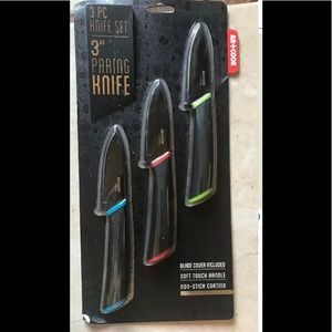 6pc art+cook paring knife set nwt